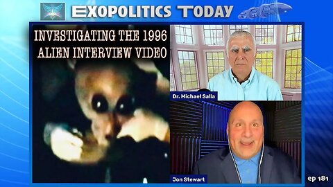 Investigating the 1996 Alien Interview Video with Jon Stewart | Michael Salla, “Exopolitcs Today.