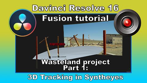 Davinci Resolve Fusion tutorial - Wasteland Part 1