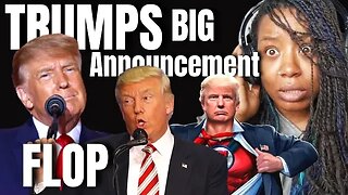 Trumps Big Announcement NFT Fail - { Reaction } - Trump