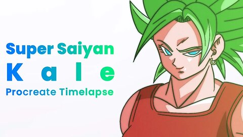 Super Saiyan Kale - Procreate Timelapse - Maximilian Bieber