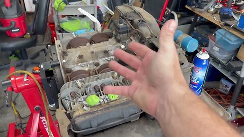 Restoring a VW Bus | Engine's Out | This was in the Engine WOW