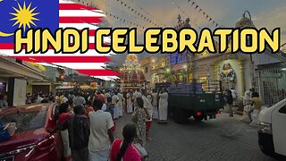 Hindi Celebration in Malaysia Little India | Penang, Malaysia #travelvlog