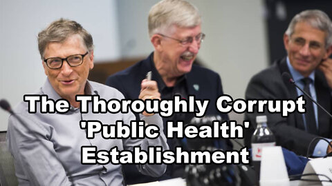 The Thoroughly Corrupt 'Public Health' Establishment