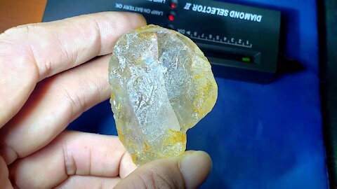 big rough diamond testing with tester II