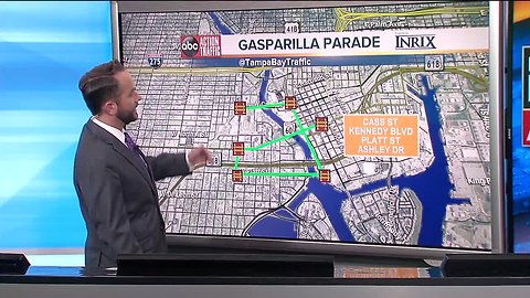 Gasparilla Parade Traffic and Street Closures