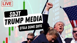 DJT Stock Live - Trump Media Stock - Bitcoin - TSLA Stock - GME Stock - PHUN - SCNI - MARA - AGRI