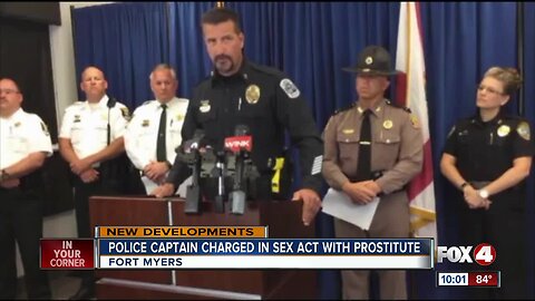 Police Captain charged in sex act with prostitute