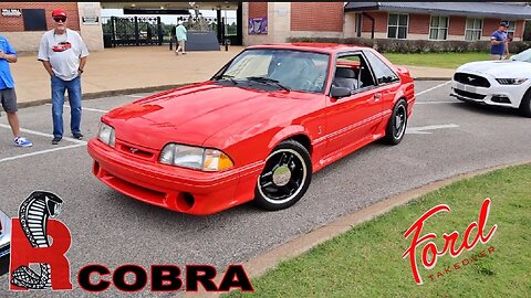 Ultra rare 1993 Cobra R does the cruise at Ford Takeover 2023!