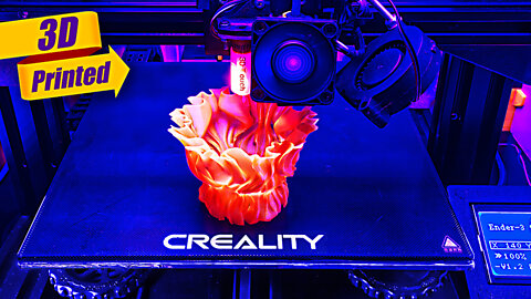 3D Printer Timelapse: Glowing Vases on Creality Ender 3 Pro