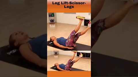 Leg Lift Scissor Leg | Hips Pop During Leg Lifts | Core Exercise Solutions #healthfitdunya