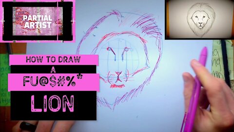 HOW TO DRAW A LION (kind of)