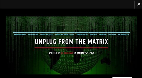 Unplug From The Matrix