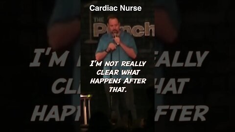 Comedian/Cardiac Nurse #shorts #comedian #crowdwork #lol