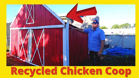 Chicken Coop From Recycled Materials
