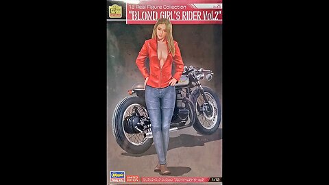 1/12 Hasegawa Blond Girl Rider Vol. 2 Review/Preview