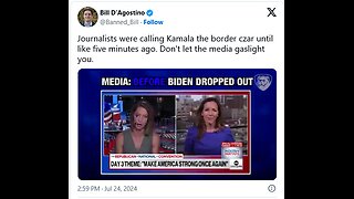 Kamala Harris Border Czar Bizarre Media GASLIGHT Campaign