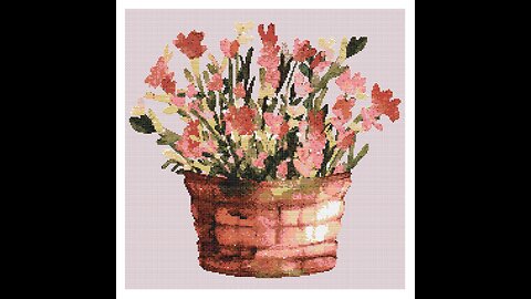 Flowers Cross Stitch Pattern by Welovit | welovit.net | #welovit