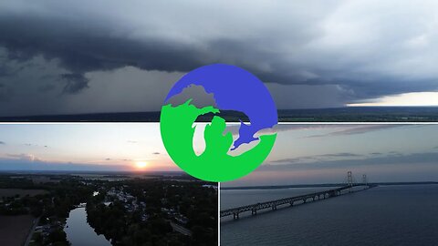 Drone Shots Compilation 2023! Sunsets & Storm Chases -Great Lakes Weather