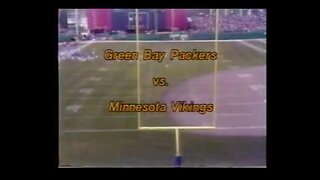 1979-09-23 Green Bay Packers vs Minnesota Vikings