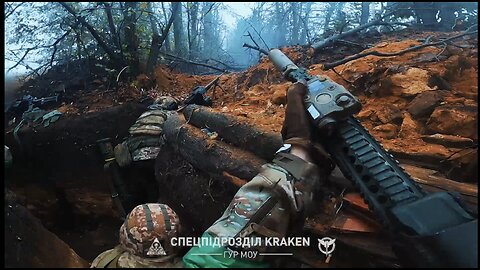 INTENSE Combat footage from Ukraine's Kraken regiment