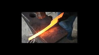 Forging a Blacksmith knife #shorts #forged