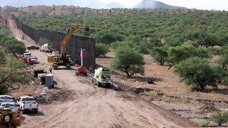 WATCH: Time-lapse video shows border wall going up near Sasabe