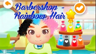 Baby Panda’s Barber Shop - Memotong dan mewarnai rambut | BabyBus Games.