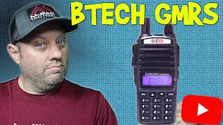 BTECH GMRS-V1 Review, Power Output Test | GMRS Repeater Capable Handheld Radio