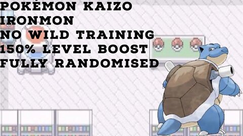 Pokemon Kaizo Ironmon Challenge Blastoise Instant Lab Death!