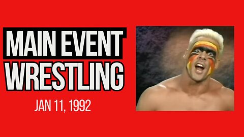 Main Event Wrestling: Brian Pillman, Steve Austin, Dustin Rhodes, Ricky Steamboat - Jan 11 1992