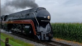 N&W #611 Steam Locomotive at Strasburg Rail Road - Lancaster PA - August 2021