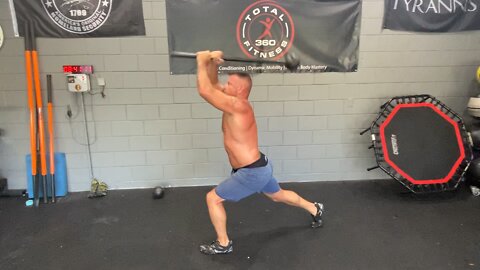 Workout Wednesday: (Mace Barbarian Lunge Drops)