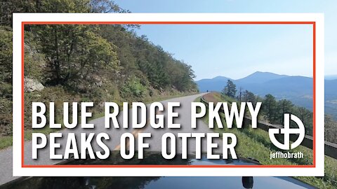 Nice Drive on the Blue Ridge Parkway to Peaks of Otter Bedford Virginia