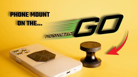 Active Driven Phone Mount! The Mobnetic Go!