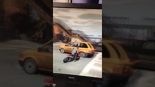 GTA 4 Gameplay Video |gat 4 hd graphics mode |gta 4 bike crash test|gta 4 gta 5|shorts #79