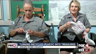 Turning recycled plastic into treasures