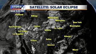 Solar Eclipse impacted Milwaukee weather