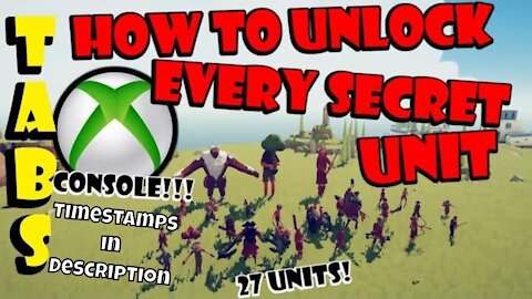 How to Unlock All 27 Secret Units in TABS on Xbox or PC Console Release