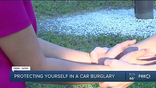 Protecting yourself in a car burglary