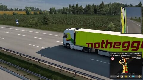 Eurotrucksimulator 2. Mit dem LKW durch Europa Auf der Pro Mod mit guter Musik.