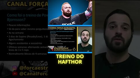 Divisão de treino de Hafthor Bjornsson #Shorts