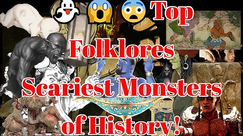 🎵👻😱😨Top Folklores Scariest Monsters of History! #reaction #reddit #nosleep #creepypasta #folklore