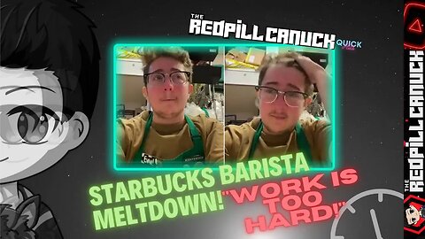 #starbucks BARISTA HAS #meltdown | WORK IS TOO HARD