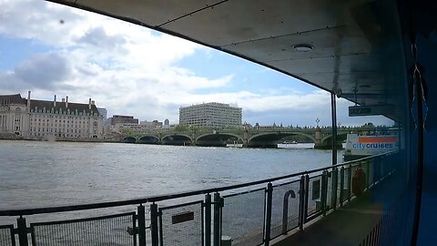 Westminster bridge over the river Thames. London. GoPro 12th July 2023