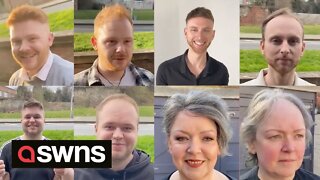 Hair replacement company goes viral for their emotional life-changing transformation