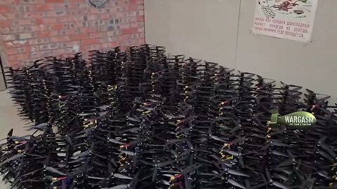 Several hundred Russian kamikaze drones ready for the front line