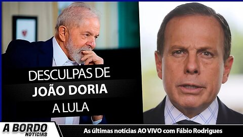 FEZ O L: DORIA SE HUMILHA E PEDE DESCULPAS A LULA