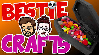 Bestie Crafts - How to make a fun Halloween Coffin Candy Box