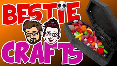 Bestie Crafts - How to make a fun Halloween Coffin Candy Box