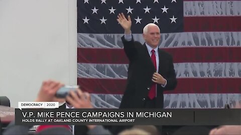 Vice President Pence campaigns in Waterford Township